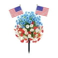 thumbnail image 2 of Artificial Fake Flowers For Outdoor Outside Decor Bundles Faux Plants Silk Realistic Flower Look Real Plastic Decorations For Porch, 2 of 6