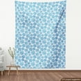 thumbnail image 3 of Watercolor Fabric by the Yard Upholstery, Japanese Flower Circle Petal Pattern Spring Inspired Hand Drawn Eastern, Decorative Fabric for DIY and Home Accents, Sky Blue by Ambesonne, 3 of 4
