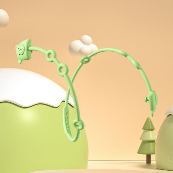 Correas de seguridad de juguete perfecl ajustables de silicona verde