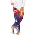 thumbnail image 2 of Hirioo Watercolor Butterfly Guinea Pig for Teenagers' Pajama Pants Womens Lounge Pants with Pockets Pj Bottoms Pants for Men-Medium, 2 of 6