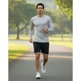 thumbnail image 4 of Real Essentials 4 Pack: Men's Dry-Fit UV Moisture Wicking UPF 50+ SPF Sun Protective Fishing Hiking Active Long Sleeve Shirt, 4 of 6