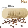 thumbnail image 1 of HLONK Replacement Paper Filter 1800 Count Unbleached Coffee Filter Paper Round Coffee Maker Filters Compatible with Aerobie Aeropress Coffee and Espresso Makers Disposable Coffee Tea Filt, 1 of 7