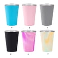 thumbnail image 4 of Yuarrent Taza de café de 330ml, vaso portátil de acero inoxidable de doble pared, tazas de leche de estilo Simple, vasos de refrigeración térmica Cocina y Comedor Negro Yuarrent HA081597-04, 4 of 6