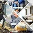 thumbnail image 7 of Sleeping liner camping, Ultralight Silky Satin Adult Sleep Sack & Self Tan Sleep Sack with Two-Way-Zipper, Single Camping Sheet & Travel Sheets for Hotel, 7 of 7