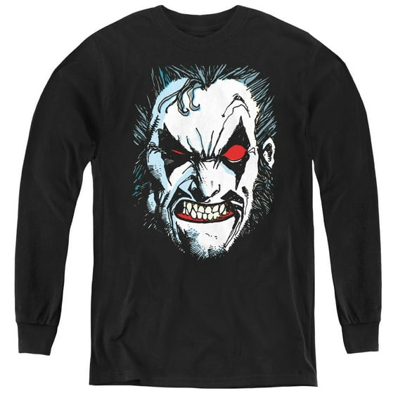Jla - In Lo Face - Youth Long Sleeve Shirt - Large