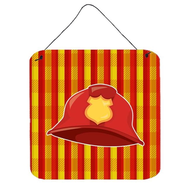 Firemans Hat Wall or Door Hanging Prints