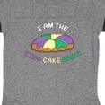 thumbnail image 3 of Inktastic I Am the King Cake Baby Boys or Girls Baby Bodysuit, 3 of 4