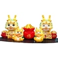 thumbnail image 1 of Figuritas de dragón de año Nuevo Chino, adornos para decoración de coche, recuerdos de la , artesanías, , estatuas de dragón chino, 1 of 9