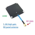 thumbnail image 2 of 5.8Ghz 14dbi Circular Polarized High Gain Flat Panel Antenna RHCP SMA, 2 of 5