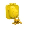 thumbnail image 1 of 2 piezas de molde de huevo para polluelo lindo-pequeño molde en forma de pollito para huevos duros de cocina gadget suministros huevos deformados (amarillo) lyd modelStyleType, 1 of 7
