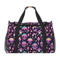 thumbnail image 1 of Disketp cartoon Skull rainbow space Bolsa de Viaje Tipo Duffle, Bolso de Mano para Fin de Semana para Mujer, Bolsa de Gimnasio Ligera para Hombre, Esencial para Viajes, 1 of 7