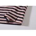 thumbnail image 6 of SSLR Men's Long Sleeve Striped Shirts Casual Crewneck T shirt Cotton Tee Shirts, 6 of 8