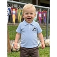 thumbnail image 5 of BemeyourBBs Toddler Baby Boy Football Striped T Shirt Infant Baby Boys Football Game Day Outfit Letter Embroidery Short Sleeve Turn Down Collar Summer Pullover Shirt Tops, 5 of 9