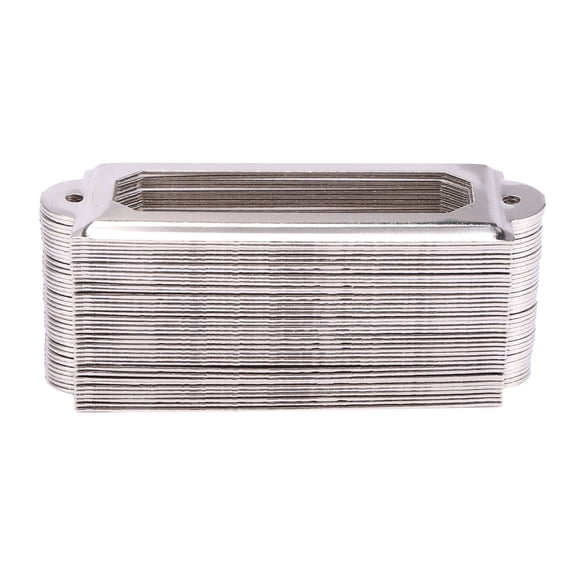 80 Set Office Library File Drawer Cabinet Card Tag Label Holder Metal Frame (Silver Tone)
