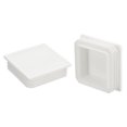 thumbnail image 4 of 8Pack 70mmx70mm(2.76inch) Plastic Tubing Plug Square Post End Caps White, 4 of 6