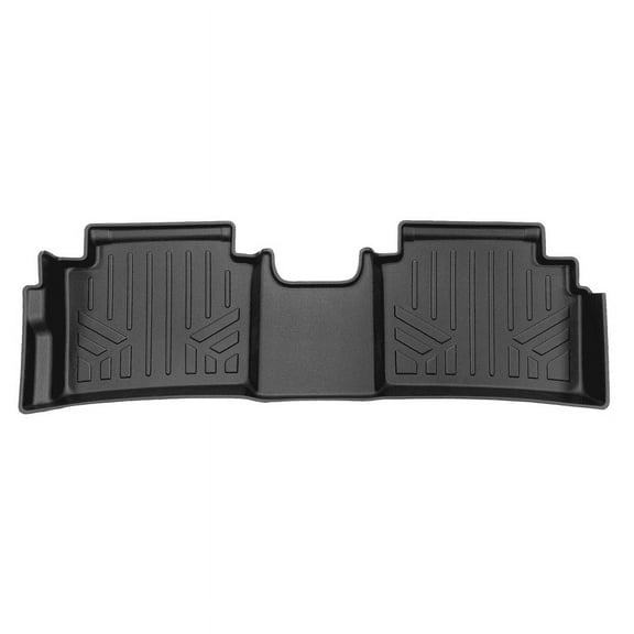 SMARTLINER All Weather Protection Custom Fit Black 2nd Row Floor Mat Liner Set Compatible With 2019-2025 Kia Forte