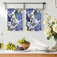 thumbnail image 3 of Spring Flowers Kitchen Towels Set of 3, Purple Hydrangea Orchid Floral Country Absorbent Dish Towels for Kitchen, Microfiber Hand Towel, Quick Drying Tea Towel for Cleaning Decorative Dishcloths, 3 of 7