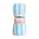 thumbnail image 2 of Xihbxyly Toalla de Terciopelo Absorbente, Diseño de Rayas Coloridas, Suave y de Alta Absorción, Ligera para Baño, Gimnasio y Spa, Fácil de Limpiar, Tamaño 30 X 60 Cm, Juego de 1 Toalla., 2 of 4