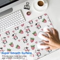 thumbnail image 4 of Long Mouse Pads for Desk,White Cow Strawberry Heart Pattern Desk Mats on Top Of Desks, Desk Mouse Pad Extra Large with 3mm Non-Slip Base and Stitched Edge for Gaming,Office,Work,Home 31.5"x15.7", 4 of 6