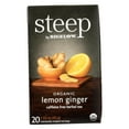 thumbnail image 2 of (4 pack) Steep Organic Lemon Ginger Herbal Tea Bags, 20 Count, 2 of 8