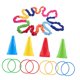 thumbnail image 4 of Banda cooperativa de resistencia de la cuerda elástica, accesorio de ejercicio de movimiento dinámico suave y dinámico, accesorio de movimiento para 4 personas, 4 of 8