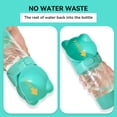thumbnail image 6 of NAMSAN Dog Water Bottle 350ML Portable Dog Drinking Bottle with 200g Dog Food Container and Dog Poop Bags for Dog-Green, 6 of 6