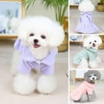 thumbnail image 2 of Pet Clothes with Tow Ring - Doll Collar, Soft, Comfortable, Vibrant Color, Dress Up, Cotton, Cute Pet Princess Dress for Outdoor, 2 of 8