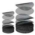 thumbnail image 1 of Bgsha 50/100pcs 7.5/10cm Rounds Flower Pot Hole Mesh Pad, Keep Soil from Flowing Away, 1 of 9