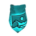 thumbnail image 6 of Lsque Geometry Dash Printing Dog Bandana ,Cat Scarf Adjustable Bib Handkerchief Accessories for Dogs Cats,Pet scarf,Pet fashion, 6 of 8