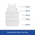 thumbnail image 6 of [450 ct] Karat White Take Out Containers #1 | 30 fl oz Paper Food Boxes, 6 of 13