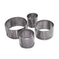 thumbnail image 1 of 4pcs Stainless Steel  Circle Cookie Fondant Cake Mould Cutter, 1 of 6