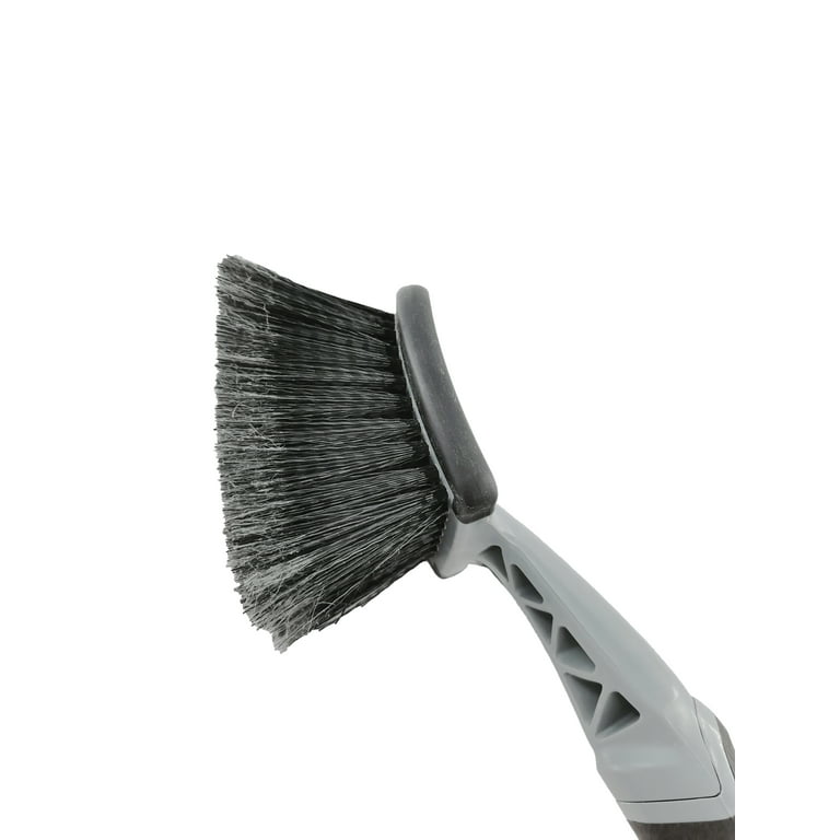 Auto Drive Car Washing Tire Cleaning Brush, Grey, Size: 10 inch x 3.7 inch x 3.5 inch