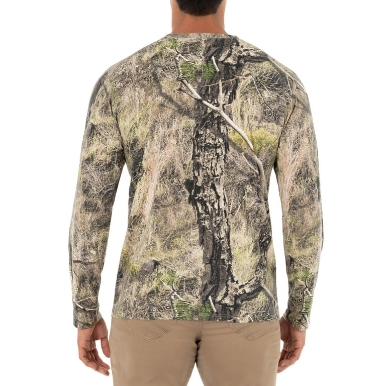 Mossy Oak Country DNA Men's Long Sleeve Scent Control Hunting Camouflage  Tee Shirt 