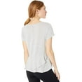 thumbnail image 2 of Calvin Klein Performance Women's Overlapping Ruffle Back Pearl Grey, XL, 2 of 2
