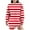 Red 1, variant on Kaemgyyd Women's Casual Sweatshirt Dress Crew Neck Long Sleeve Mini Pullover Dress Fashion Loose Stripe Dresses
