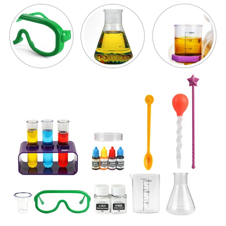 Science Experiment Kit Kids Montessori Toys Chemical Lab Tools