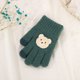 thumbnail image 1 of Guantes para niños, cálidos, de invierno, con forro polar, gruesos, de cinco dedos, multidedos, para niñas, de dedos completos, resistentes al frío, 1 of 6