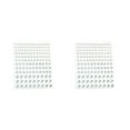 thumbnail image 1 of Wisewang Eye Face Gems Jewels Rhinestone Stickers Bling Beads Forehead Makeup Accessory DIY Nail Art Decorations Wedding White 2Set, 1 of 6