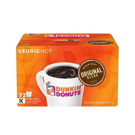 Dunkin' Donuts Original Blend Single-Serve K-Cups, 72 (K Cups Best Price Dunkin Donuts)