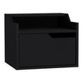 thumbnail image 2 of Black Side Table With Single And Shelves For Bedroom Living Spaces Furnishings Modern Nightstand - Room, 2 of 2