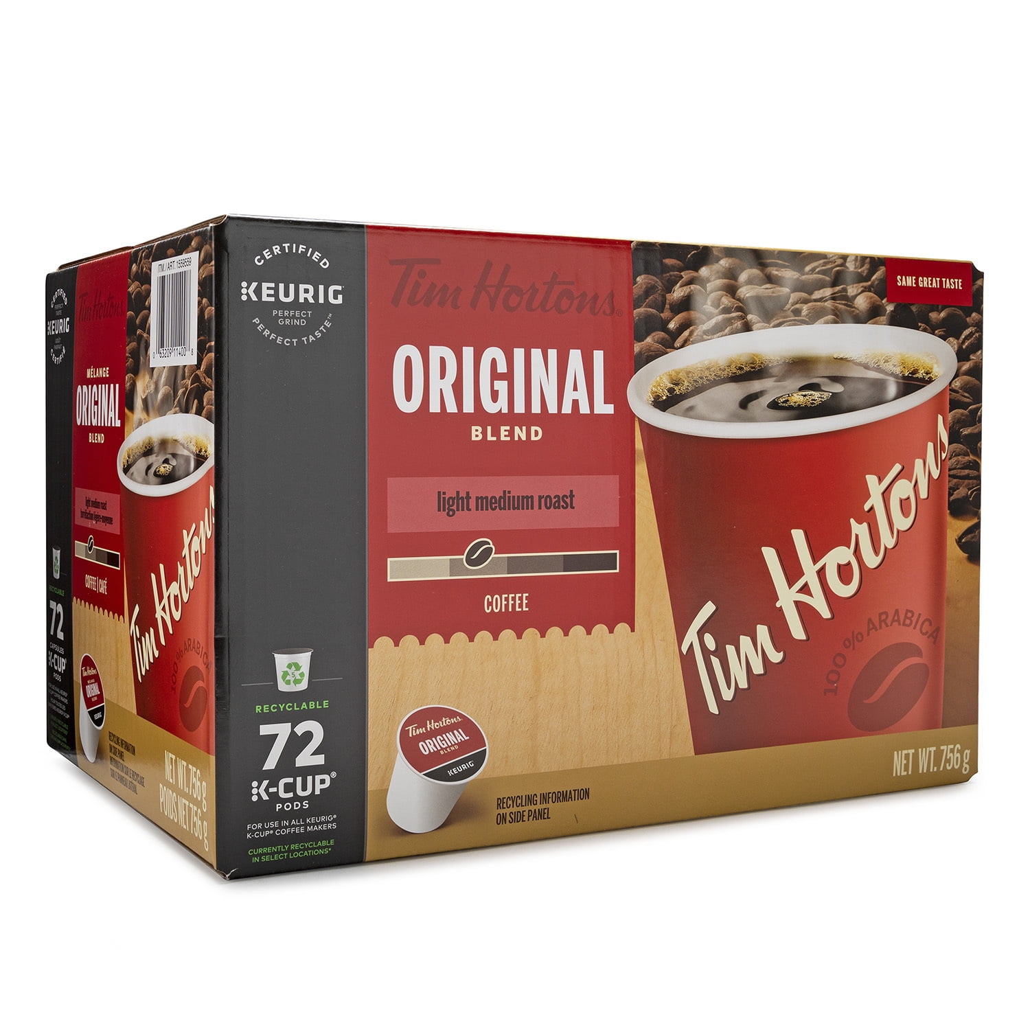 Tim Hortons Single Serve Coffee Original Blend KCup Pods