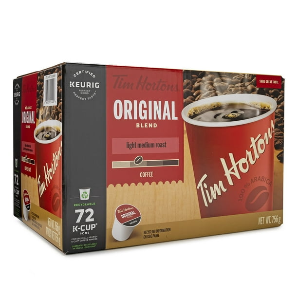 Tim Hortons Single Serve Coffee Original Blend KCup Pods for Keurig
