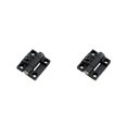 thumbnail image 3 of Transemion 1/2/3/5 Position Control Hinge Replacement Plastic Torques Hinges Lock Security Furniture Window Cabinet Free-Stop Damping Black 2PCS, 3 of 6