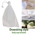 thumbnail image 4 of Bolsa protectora para frutas, paquete de 100 bolsas protectoras de uvas de tela no tejida, bolsa de barrera de red con cordón para proteger plantas, semillas, frutas, flores, Veg, 4 of 5