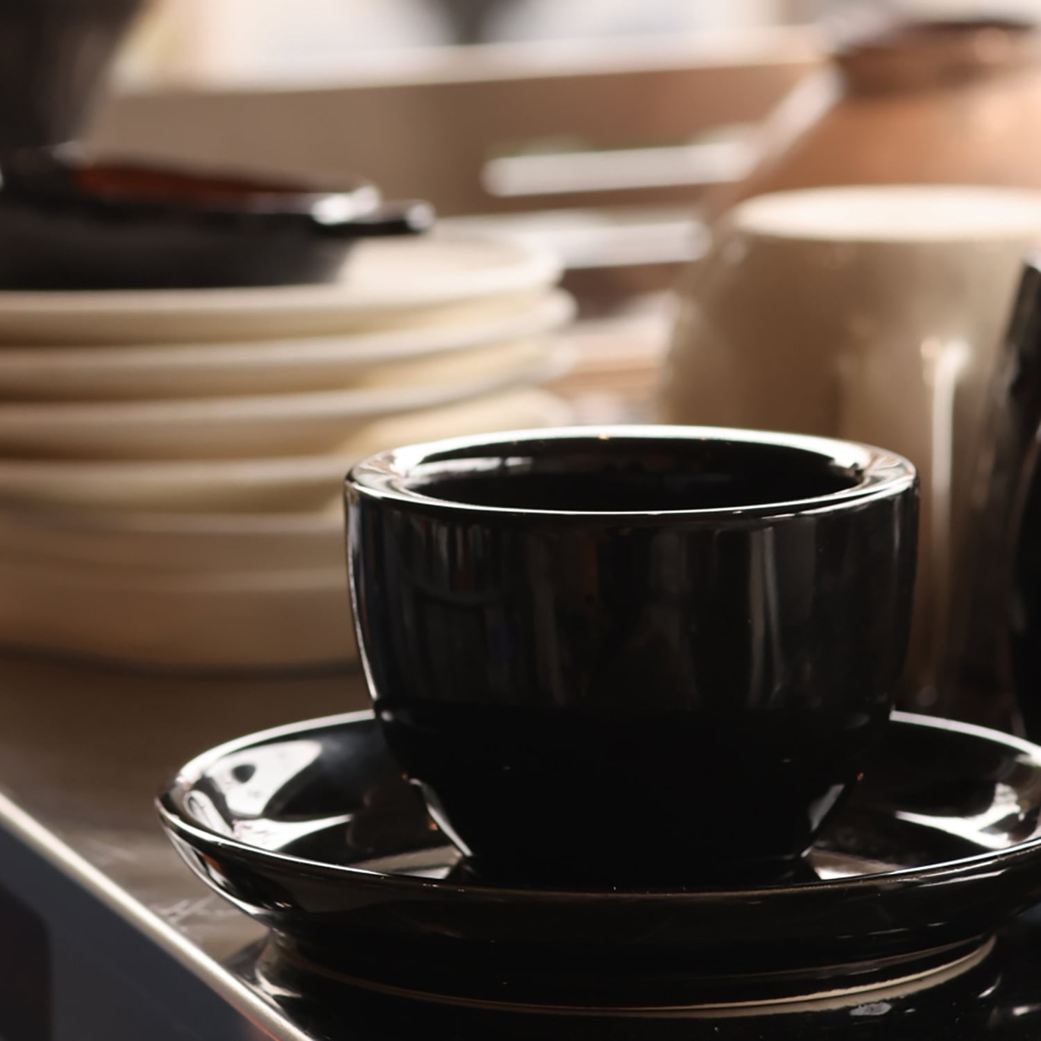 Vila KuChe Ceramic Espresso Coffee 80ml 2.7Oz Cups Set of 2