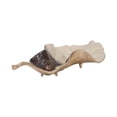 thumbnail image 6 of Tray for Bed, Coffee Table, or Home Decor - Decorative Leaf-Shaped Tray Perfect for Centerpiece Table Decoration or Home Accent - Unique Tray for Jewelries, Trinkets, or Vanities - 27" Ivory & Gold, 6 of 11