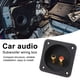thumbnail image 2 of 2 conectores de altavoz chapados en oro para subwoofer de coche, caja de conexión cuadrada de tipo pulsador, caja de conexiones de audio para sistemas de sonido de escenario., 2 of 7