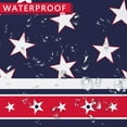 thumbnail image 3 of 4th of July Patriotic Rectangular Tablecloth 60x102 Inch Waterproof Memorial Day Independence Day Tablecloth American Flag Washable Table Cloth for Party Picnic Dinner Home Decor, 3 of 5