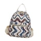 thumbnail image 4 of Mini mochila para mujer Strade Fareast Limited Bolso de viaje Raya colorida, 4 of 5