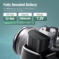 thumbnail image 3 of Batería y cargador USB dual para Canon EOS R R5 R6 R7, 3 of 7
